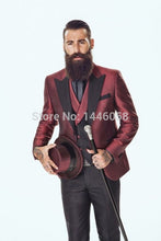 Load image into Gallery viewer, 2017 Tailcoat Morning Style Mens Wedding Suits Navy Blue Groom Tuxedos Wedding Tuxedos Groomsmen Suit 3 Piece Best Men Suit